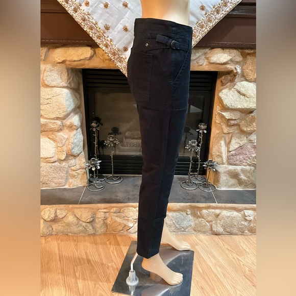 Anthropologie HEI HEI Slim Utility Cargo Black Pants 29 - Picture 3 of 7